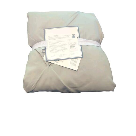 NEW Pottery Barn BP Teen Dorm Pintunk Duvet Cover Twin/Twin XL Light Gray - Picture 2 of 3